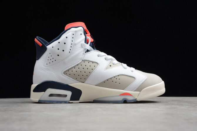 AIR JORDAN 6 RETRO TINKER WHITE/INFRARED 23-NEUTRAL GREY-SAIL 384664-104 - Image 7