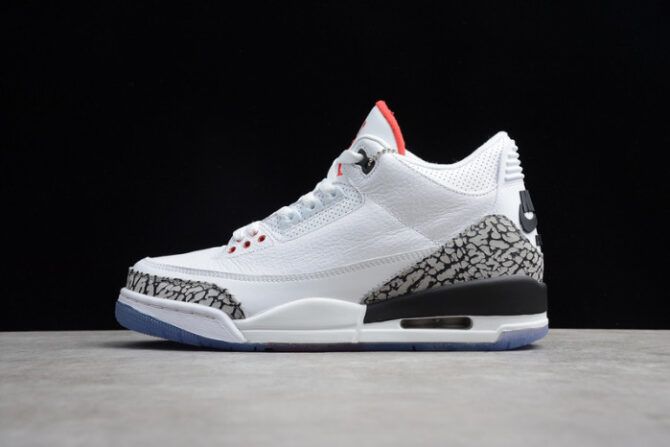 Air Jordan 3 Retro Free Throw Line White Cement 923096-101 - Image 2