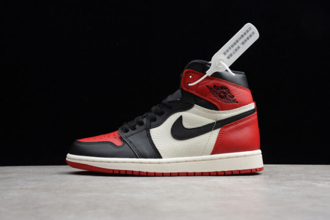 Air Jordan 1 Retro High Bred Toe 555088-610 - Image 3