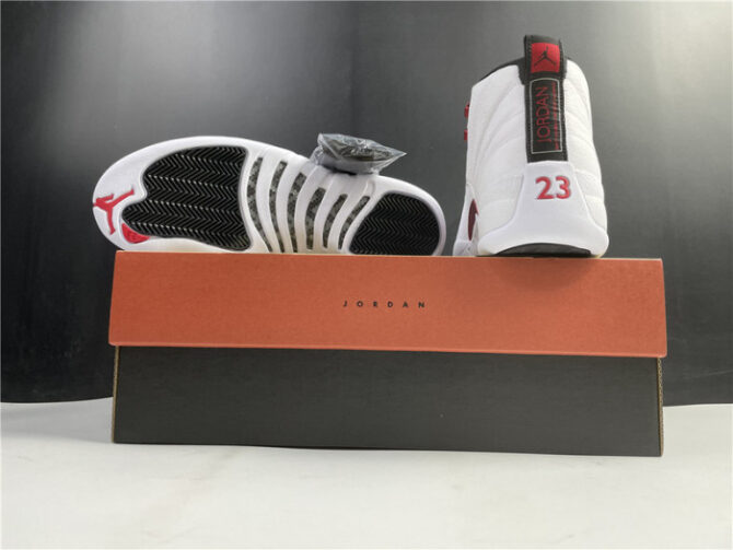 Air Jordan 12 Twist White University Red CT8013-106 - Image 5