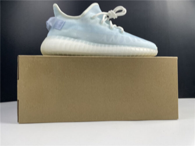 Adidas Yeezy Boost 350 V2 'Mono Ice' GW2869 - Image 5