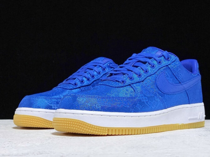 The Clot x Nike Air Force 1 Low in Game Royal CJ5290-400 - Image 6