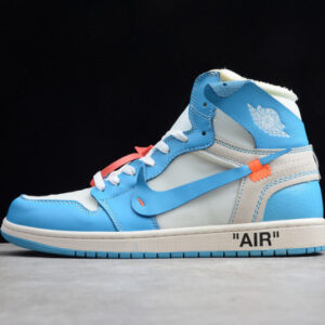 O-W x Air Jordan 1 UNC Release Date AQ0818-148