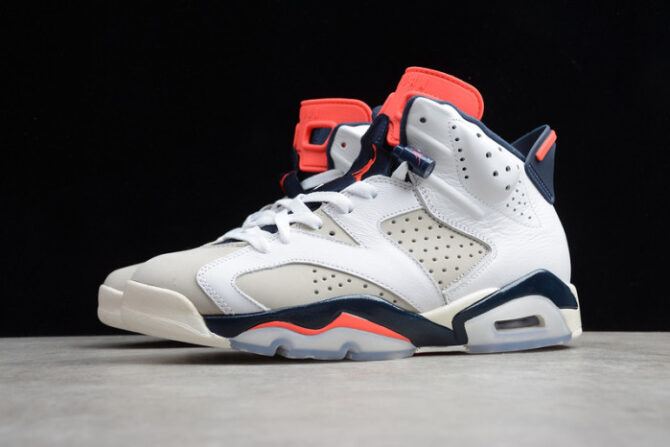 AIR JORDAN 6 RETRO TINKER WHITE/INFRARED 23-NEUTRAL GREY-SAIL 384664-104 - Image 6