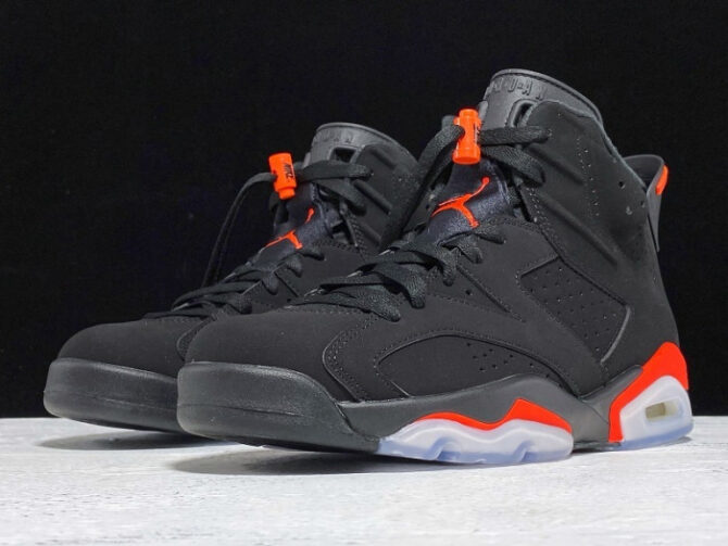 2019 AIR JORDAN 6 RETRO BLACK INFRARED OG 384664-060 - Image 8