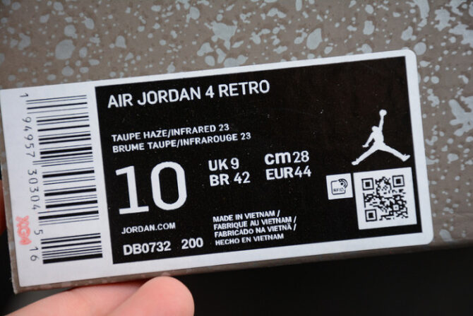 Air Jordan 4 Retro Taupe Haze DB0732-200 - Image 3