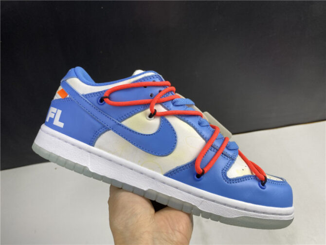 O-W x Nike Dunk Low CT0856 403 - Image 9