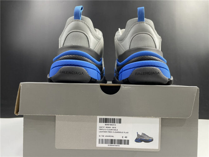 BLCG Sneaker Triple.s.Gomma Grey Blue 536737 W06N1 9018 - Image 7