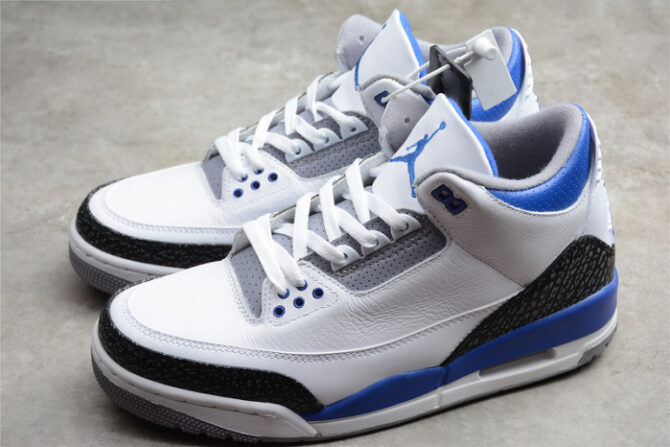 AIR JORDAN 3 RETRO WHITE BLUE CT8532-145 - Image 8