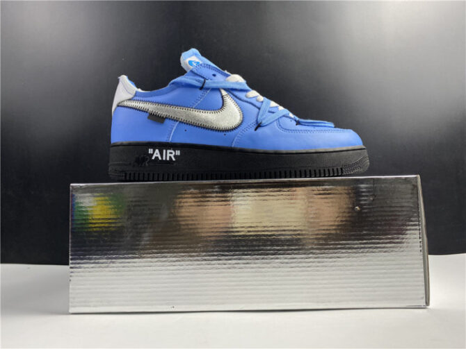 O-W x AIR FORCE 1 LOW UNIVERSITY BLUE CK0866-401 - Image 11