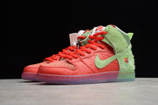 Nike SB Dunk High "Strawberry Cough" - CW7093 600 - Image 6