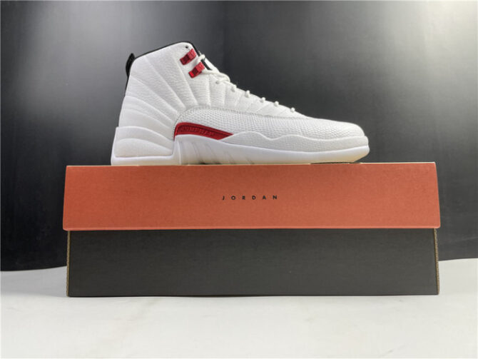 Air Jordan 12 Twist White University Red CT8013-106 - Image 4