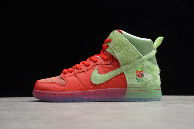 Nike SB Dunk High "Strawberry Cough" - CW7093 600