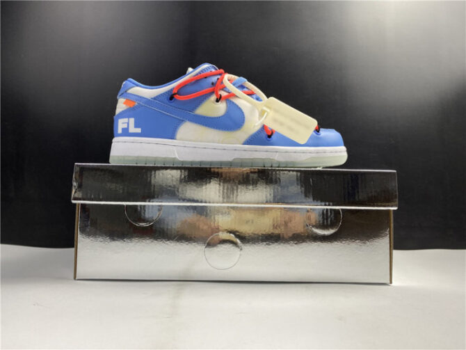 O-W x Nike Dunk Low CT0856 403 - Image 6