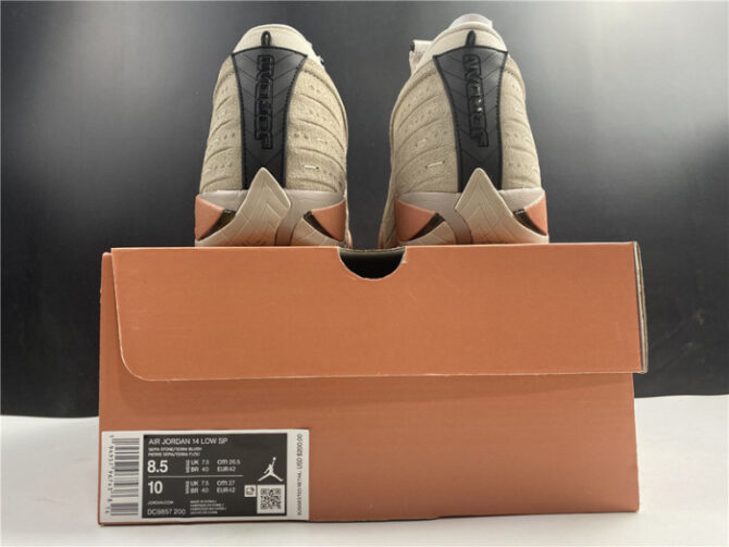 AIR Jordan 14 Retro Low Clot Terra Blush DC9857-200 - Image 8