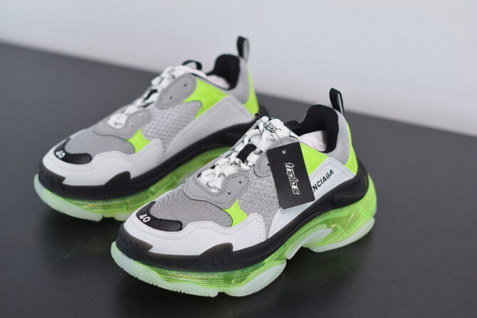 BLCG Sneaker Triple.s.Gomma Grey White Green 541624 W2FR1 8297