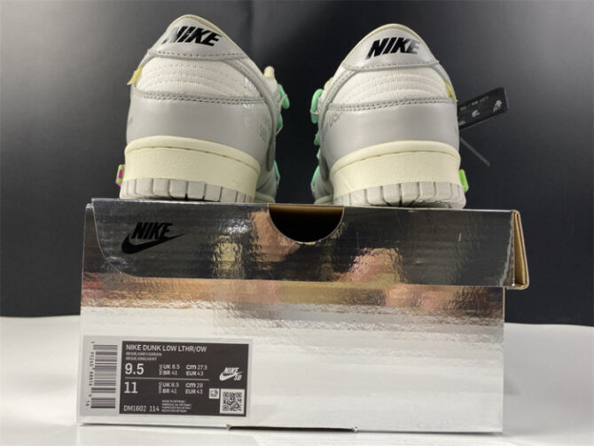 Nike Dunk Low O-W Lot 4 DM1602-114 - Image 7