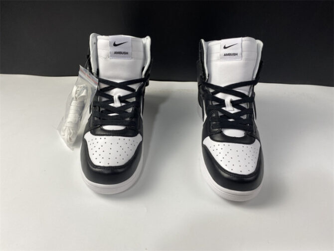 Nike Dunk High Ambush Black White CU7544-001 - Image 7