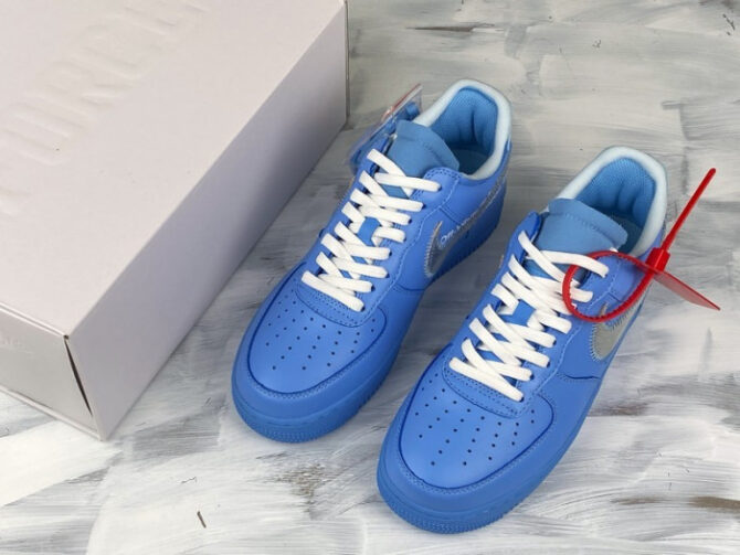 Nike Air Force 1 Low Off-White MCA University Blue CI1173-400 - Image 2