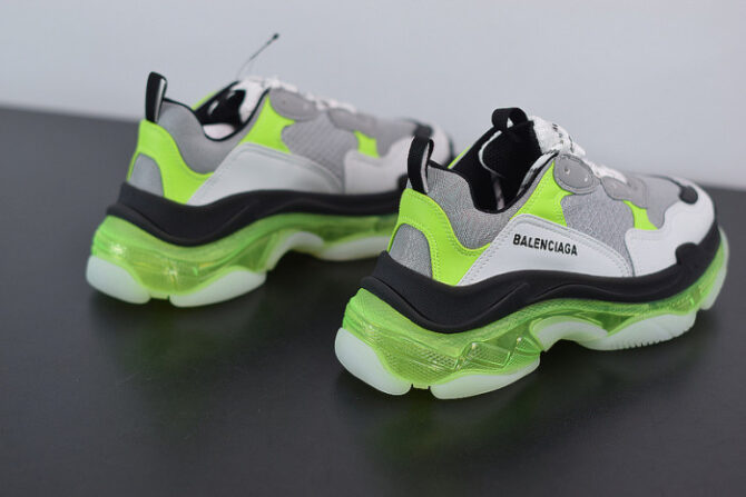 BLCG Sneaker Triple.s.Gomma Grey White Green 541624 W2FR1 8297 - Image 6