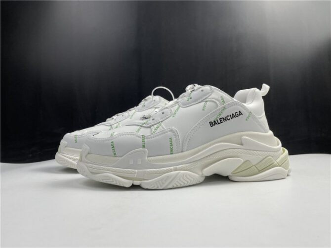 BALENCIAGA Sneaker Triple.s.Gomma White Green 536737 W5FW6 1956