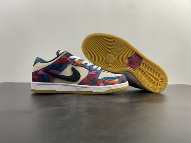 Nike SB Dunk Low Pro Parra Abstract Art (2021) DH7695-600 - Image 3