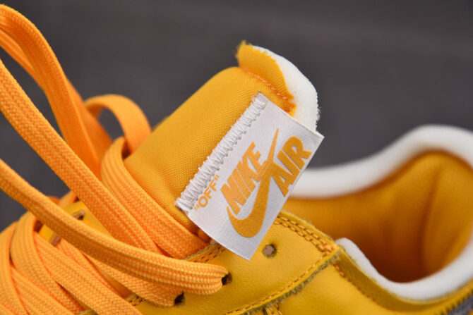 Nike Air Force 1 Low Off-White ICA University Gold DD1876-700 - Image 5