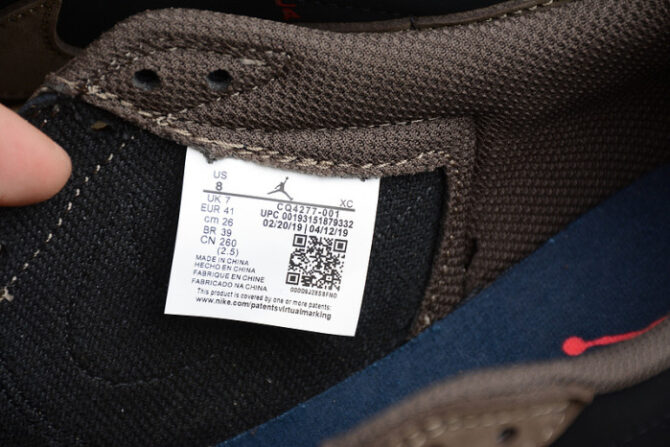 Jordan 1 Retro Low OG SP Travis Scott Mocha - Image 3