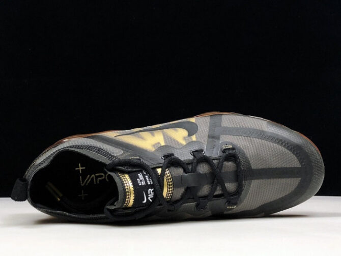 AIR VAPORMAX 2019 BLACK METALLIC GOLD AR6631-002 - Image 7