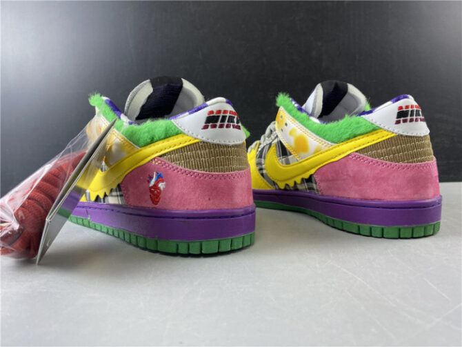 Nike Duck Low Pro Purple Yellow 318403-137 - Image 8