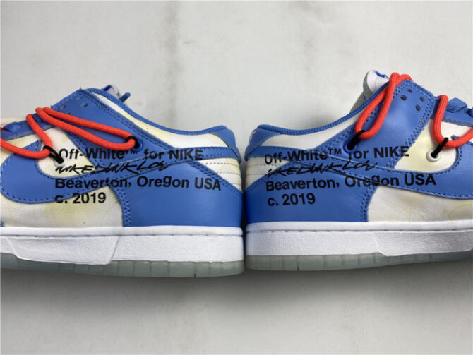 O-W x Nike Dunk Low CT0856 403 - Image 2