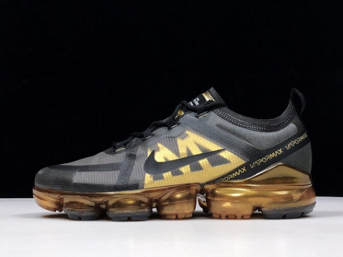 AIR VAPORMAX 2019 BLACK METALLIC GOLD AR6631-002