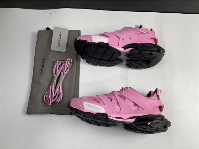 BALENCIAGA Track Trainer Pink Black 542023W1GB85542 - Image 3