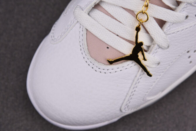 Air Jordan 6 Retro Gold Hoops DH9696-100 - Image 4