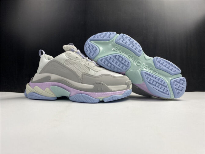 BALENCIAGA Sneaker Triple.s.Gomma Gray Purple And Pink 536737 W2FW1 1977 - Image 7