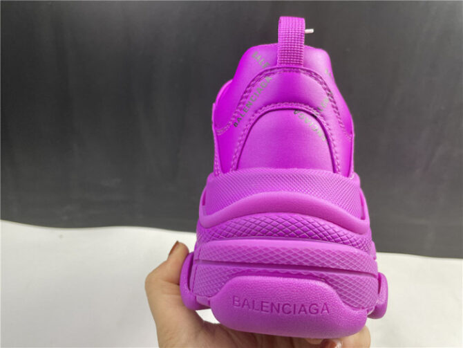 BALENCIAGA Sneaker Triple.s.Gomma Purple Red 524039 W2FA1 9016 - Image 2