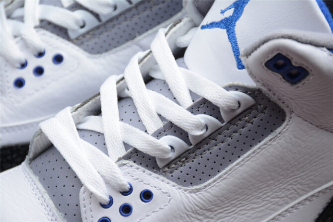 AIR JORDAN 3 RETRO WHITE BLUE CT8532-145 - Image 3