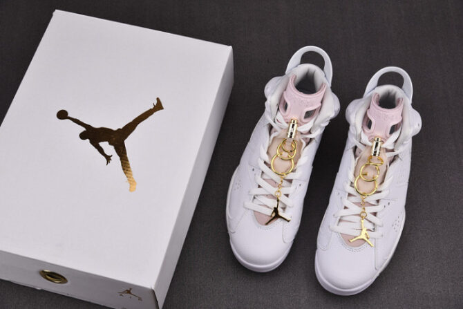 Air Jordan 6 Retro Gold Hoops DH9696-100 - Image 2