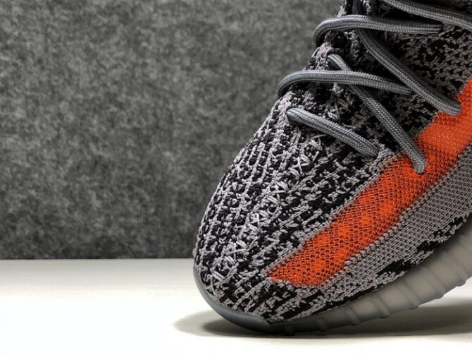 Adidas Yeezy 350V2 Boost Gray Orange EG7963 - Image 2