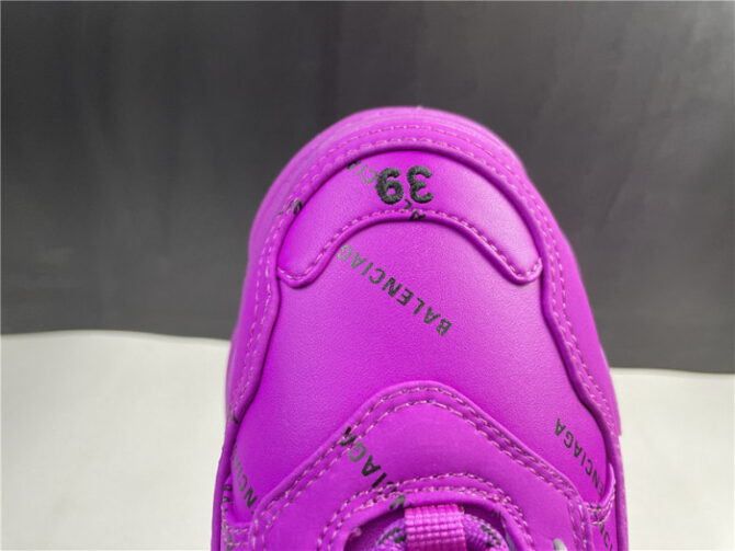 BALENCIAGA Sneaker Triple.s.Gomma Purple Red 524039 W2FA1 9016 - Image 3