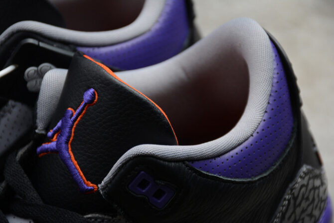 Air Jordan 3 Retro Black Court Purple CT8532-050 - Image 6