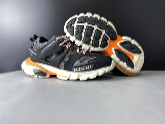 BLCG Sneaker Tess.s.Gomma Black White Orange 542436 W1GB7 2019 - Image 6