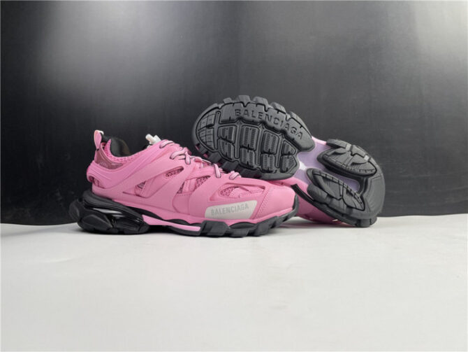 BALENCIAGA Track Trainer Pink Black 542023W1GB85542 - Image 5