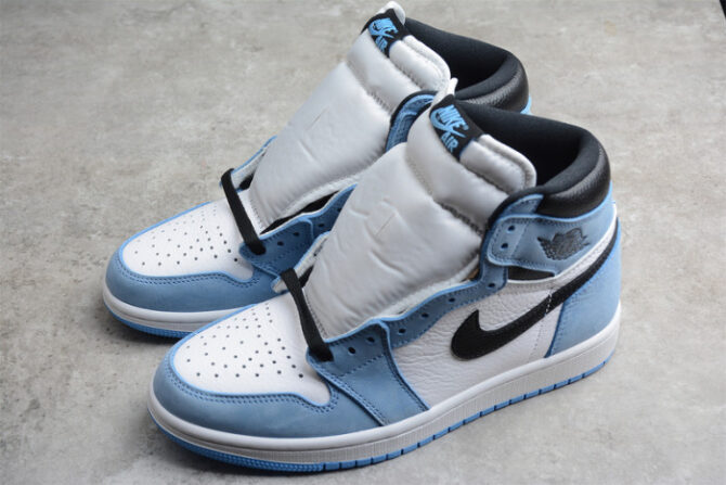 AIR Jordan 1 Retro High White University Blue Black 555088-134 - Image 5