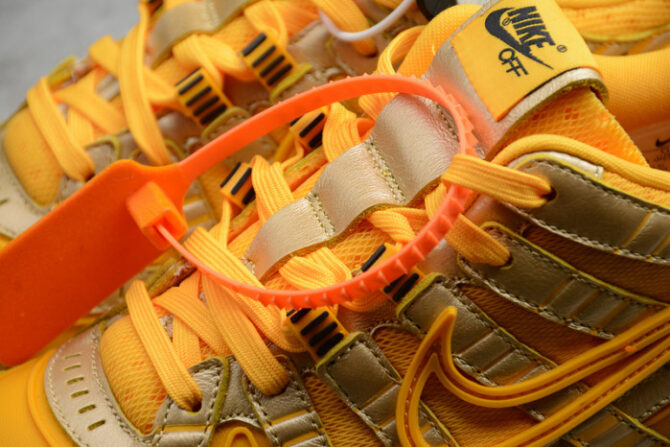 O-W NIKE AIR RUBBER DUNK “UNIVERSITY GOLD” CU6015-700 - Image 6
