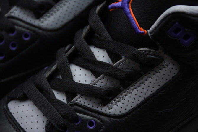 Air Jordan 3 Retro Black Court Purple CT8532-050 - Image 4