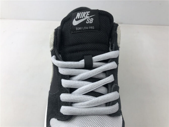 Nike Sb Zoom Dunk Low Pro Black/Wolf Grey-White-White 854866-001 - Image 5