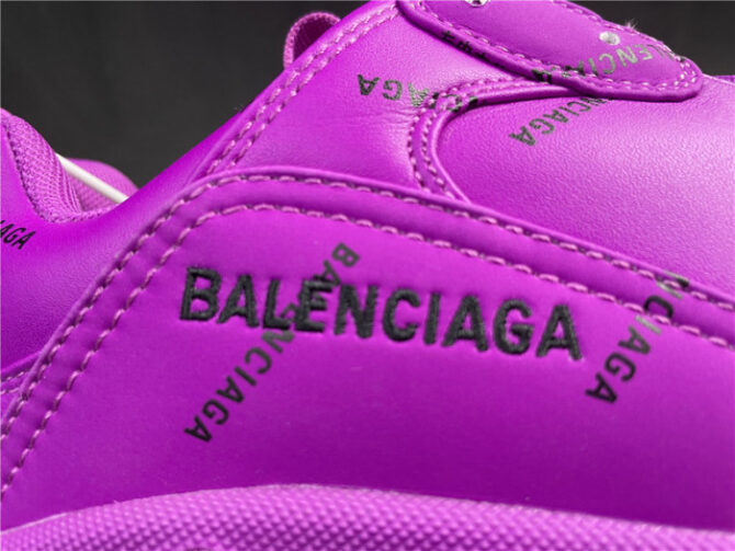 BALENCIAGA Sneaker Triple.s.Gomma Purple Red 524039 W2FA1 9016 - Image 5