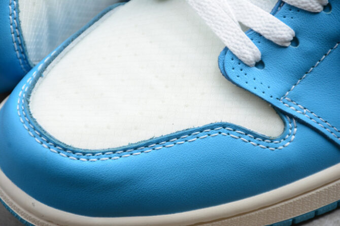O-W x Air Jordan 1 UNC Release Date AQ0818-148 - Image 4