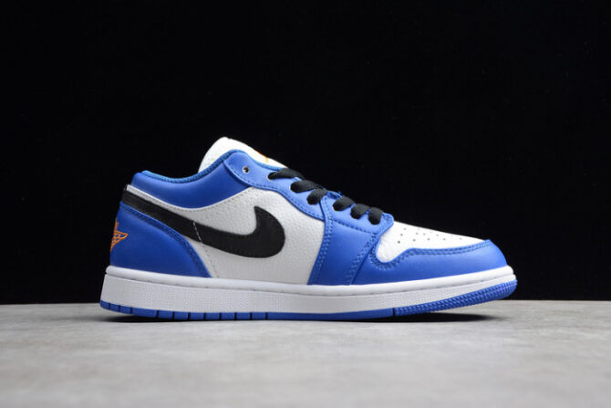 AIR JORDAN 1 LOW HYPER ROYAL ORANGE PEEL 553558-401 - Image 2